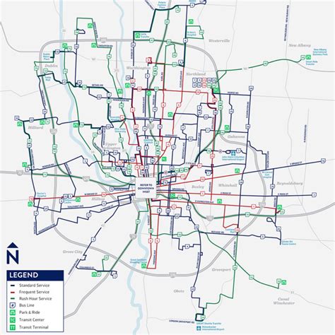 COTA Bus Route Maps | MERJE DESIGN