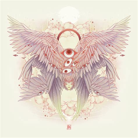 Biblically Accurate Angel, Seraph, Matte Art Print Poster – CellsDividing