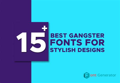 15+ Best Gangster Fonts for Stylish Designs