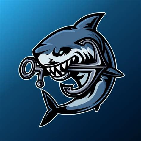 Shark, Mascot logo 674154 Vector Art at Vecteezy