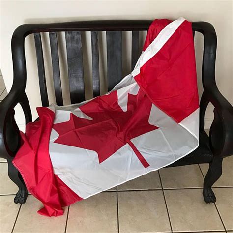 Canadian Flag Vintage Polyester Canadian Flag Canadian | Etsy ...