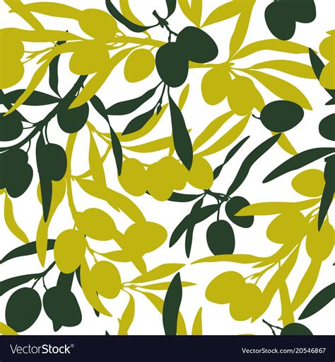 Olive branches flat Royalty Free Vector Image - VectorStock