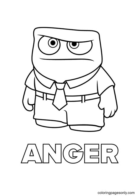 26 best ideas for coloring | Anger Inside Out Coloring Page