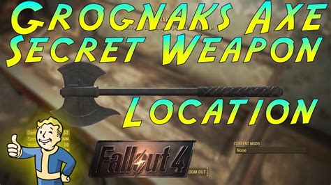 Fallout 4 Grognak's Axe (Unique Weapon Location And Guide) - YouTube