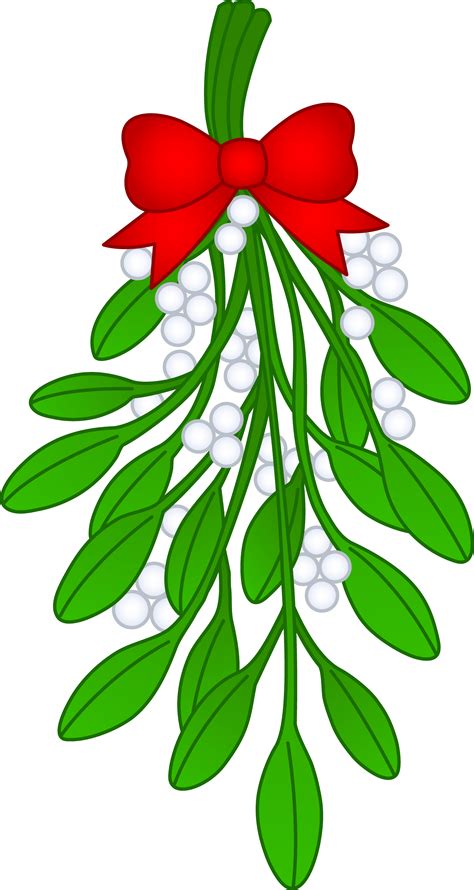 Simple Mistletoe Drawing | Free download on ClipArtMag