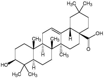 Structure of oleanolic acid. | Download Scientific Diagram