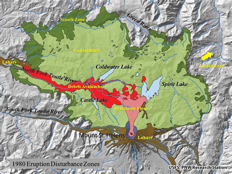 1980 Mount St Helens Topographic Map - Map