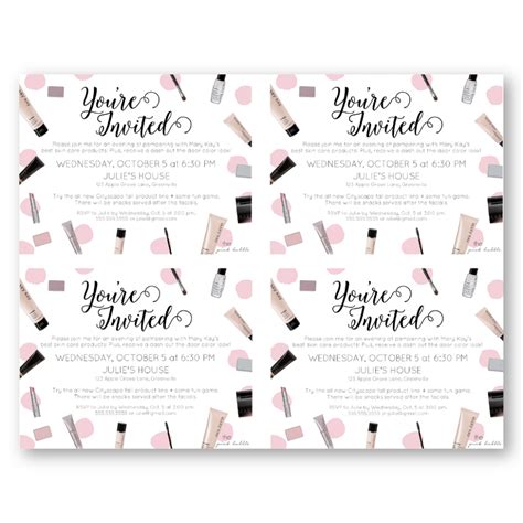 Mary Kay Party Invitation Templates - Mickey Mouse Invitations Templates