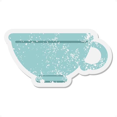 coffee cup grunge sticker 11122756 Vector Art at Vecteezy