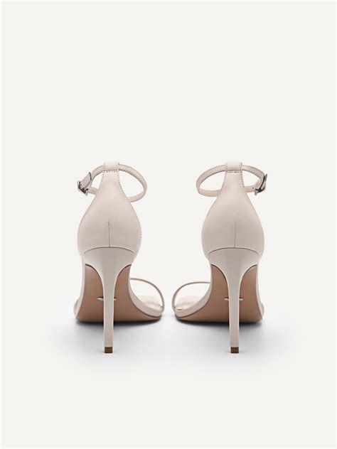 Cream PEDRO Studio Donna Leather Heels - PEDRO TW