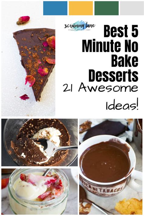 Best 5 Minute No Bake Desserts (21 Awesome Ideas!) - Scrummy Lane