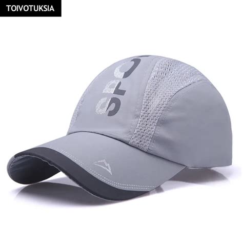 Aliexpress.com : Buy Running Sport Mesh Outdoor Sun Quick Dry Breathable Hats Men Women ...