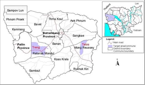 Map of Study Site, Battambang Province | Download Scientific Diagram