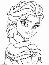 Frozen Coloring Sheets Printable sketch template