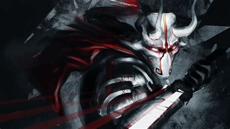 Wallpaper : mask, sword, demon, Dota 2, samurai, Steam software ...