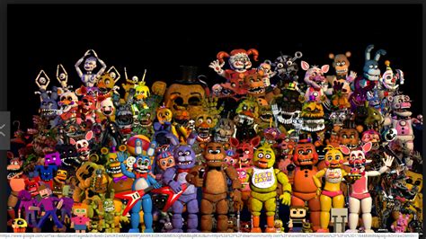 Pixilart - ALL FNAF CHARACTERS!! uploaded by Febreezy