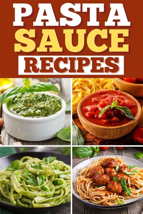 30 Best Pasta Sauce Recipes - Insanely Good