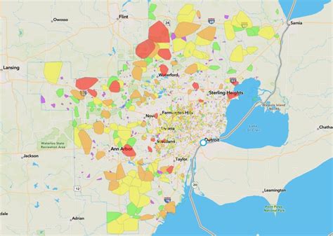 DTE Energy outage map 8.22.21 7-30am – The Oakland Press