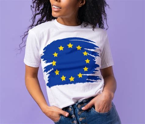 Europe Flag Svg Distressed EU Flag Svg European Union Flag - Etsy