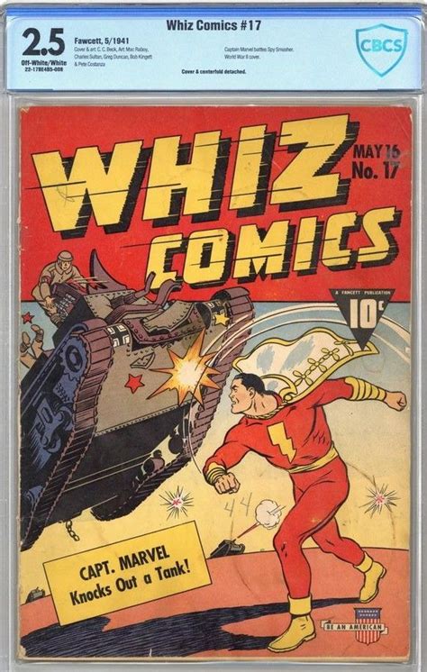 Whiz Comics #17 - Captain Marvel Shazam 1941 - on eBay - Comics Market ...