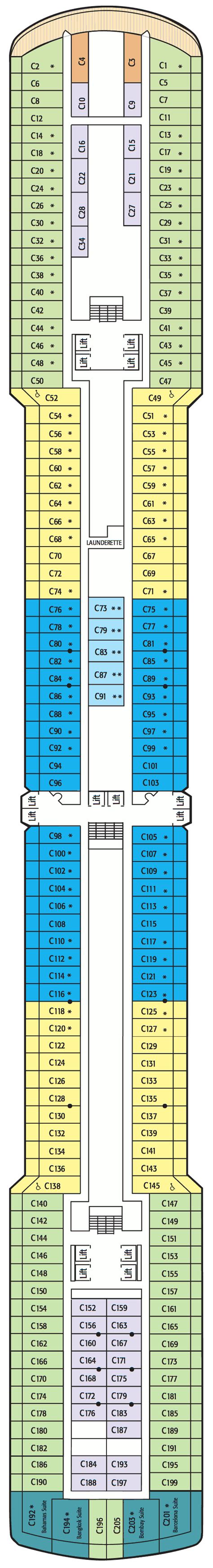 Arcadia Deck Plans - Cruiseline.com