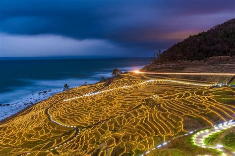 Premium Photo | Wajima japan at shiroyone senmaida rice terraces