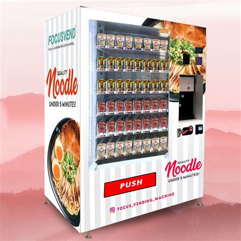 Commercial Convenient Japanese Ramen Vending Machine with Elevator - Japanese Ramen Vending ...