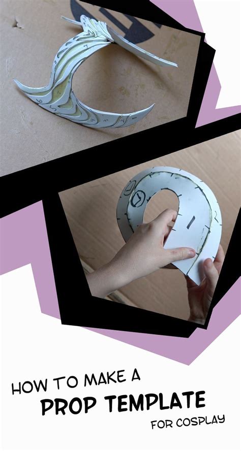 How to Make a Custom Prop Template for Any Cosplay (without software ...