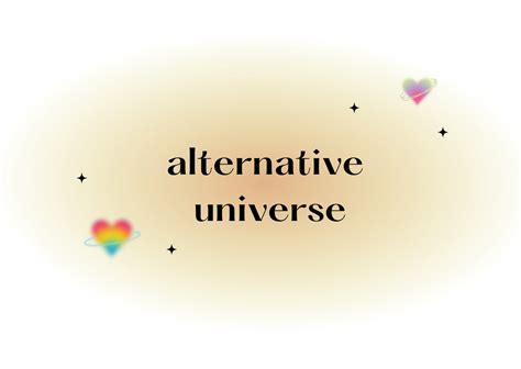 alternative universe. / Twitter