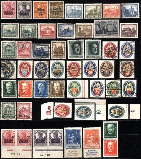 50 GERMANY Deutsches Reich Semi-Postal Stamps Postage Collection MLH USED | Europe - Germany ...