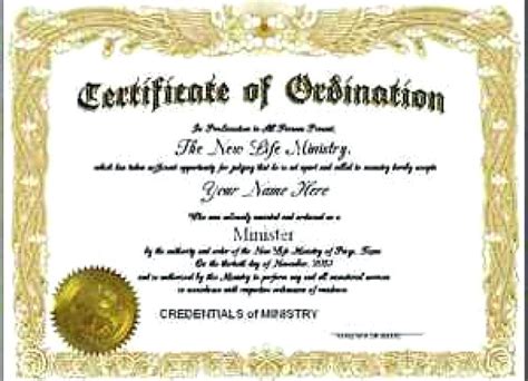 Certificate Of Ordination Template (2) - TEMPLATES EXAMPLE | TEMPLATES ...