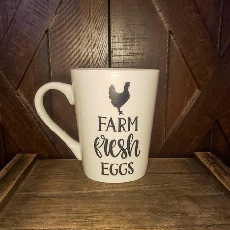 Farm Coffee Cups Farmhouse Mugs Cute Farm Mugs Farm Lover | Etsy