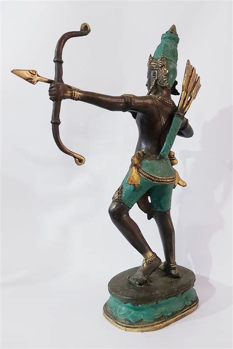 Arjuna Statue , Arjuna Bronze , Statue Bronze Sculpture of Arjuna , Epic Mahabharata ...