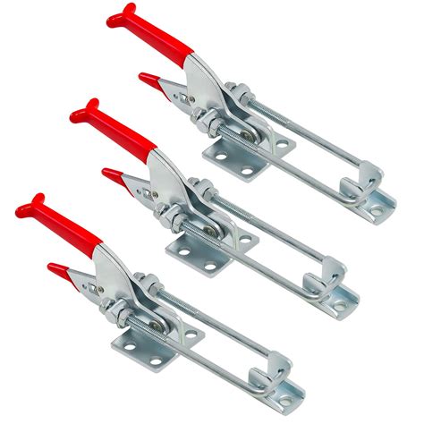 Buy 3-Pack 2000lbs Capacity Heavy Duty Toggle Clamps Adjustable Latch U ...