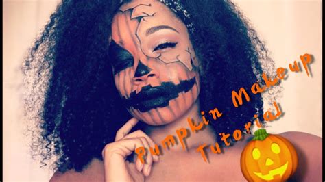 Halloween Pumpkin Makeup Tutorial - YouTube