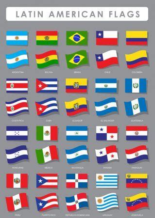 Latin American Flags Collection - Stock Vector , #Aff, #Flags, #American, #Latin, #Vector #AD in ...