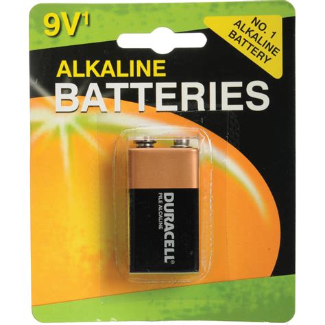 Duracell 9V Alkaline Battery (Coppertop) MN1604Q B&H Photo Video