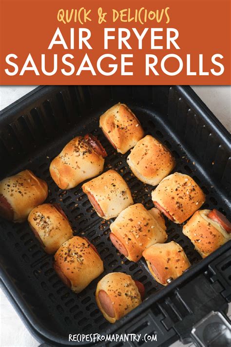 Air Fryer Sausage Rolls - Recipes From A Pantry