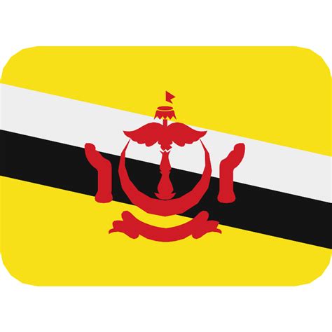 Flag For Flag Brunei Vector SVG Icon - SVG Repo