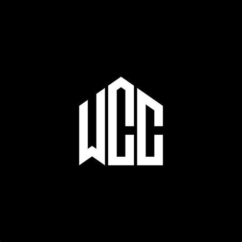 WCC letter logo design on BLACK background. WCC creative initials ...