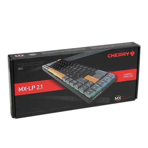 Cherry MX-LP 2.1 Compact Wireless Gaming Keyboard (Black & Orange ...