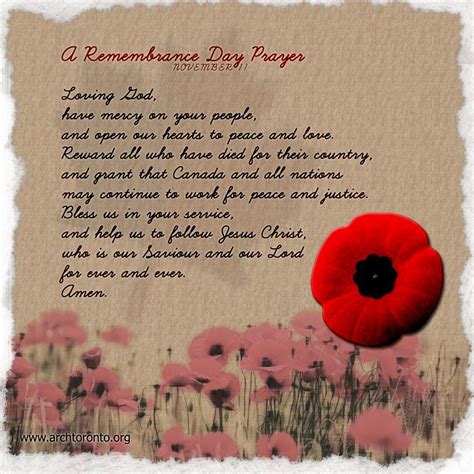 A Remembrance Day Prayer (November 11) Honoring Veterans, Veterans Day, Remembrance Day Quotes ...