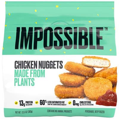 Impossible Meatless Chicken Nuggets, Frozen Broccoli Bites, Sweet ...