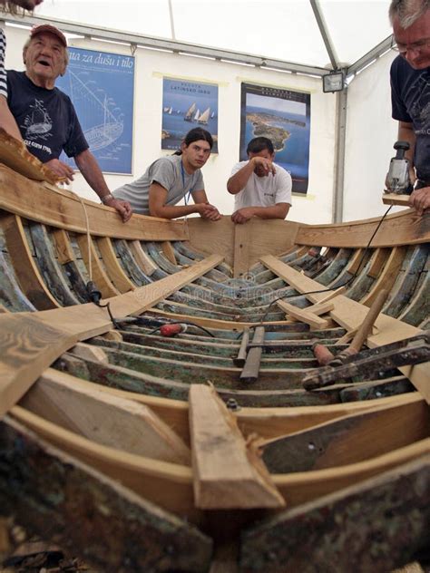 An Old Wooden Boat Restoration Editorial Photo - Image of ship, equipment: 109245646