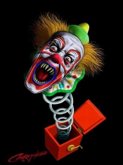 Jack-o in the box | Evil clown pictures, Evil clowns, Creepy clown