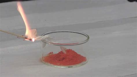 Video Demonstration: Ammonium Dichromate Reaction - YouTube