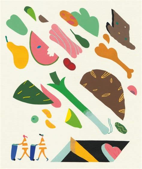 Food waste | Leandro Alzate | Graphic arts illustration, Illustration ...