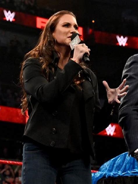 Chief brand officer of WWE Stephanie McMahon Black Jacket | Stephanie ...