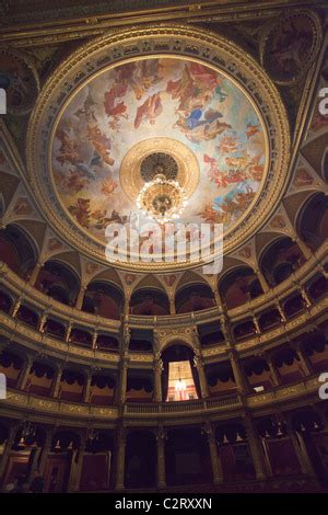 Budapest Opera House interior staircase and foyer, Hungary Stock Photo - Alamy