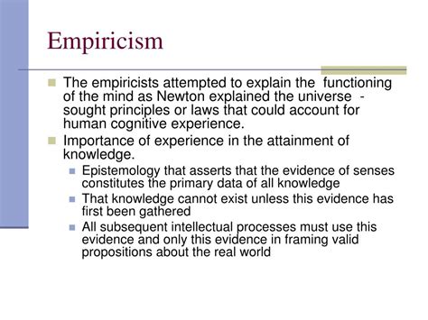 PPT - Empiricism PowerPoint Presentation, free download - ID:1439882